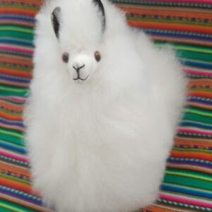 Handmade alpaca fur stuffed animal