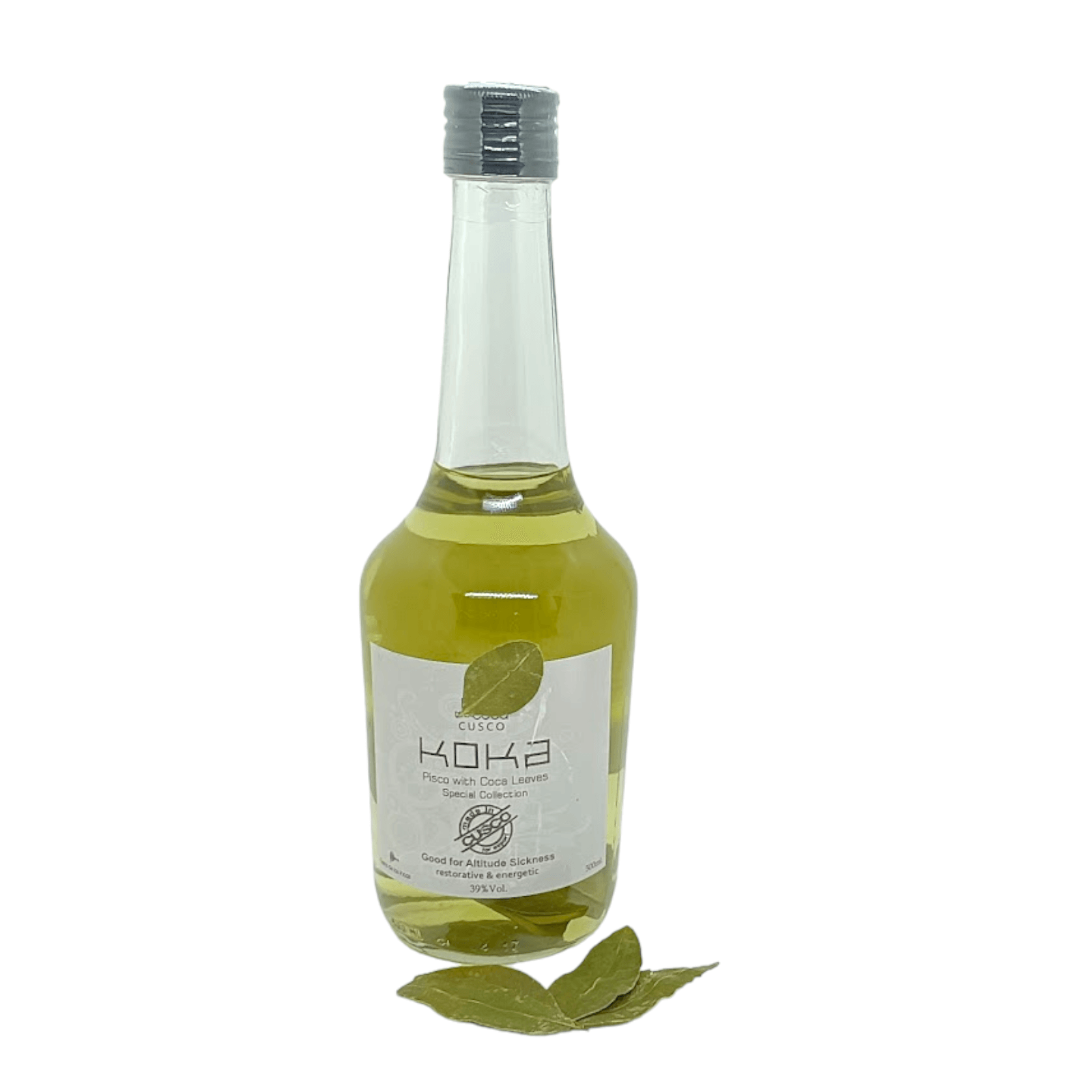 PISCO with coca leaf macerated